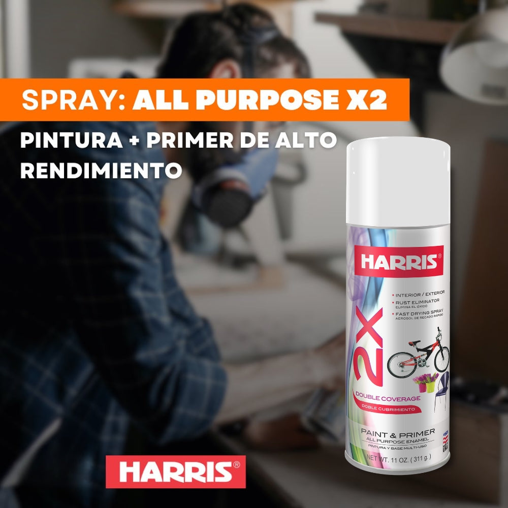 PINTURA DE SPRAY BLANCO BRILLANTE 11 ONZAS 38101 HARRIS