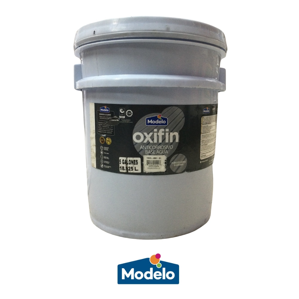 PINTURA ANTICORROSIVA OXIFIN NEGRO 5 GL19505-0001-05 MODELO