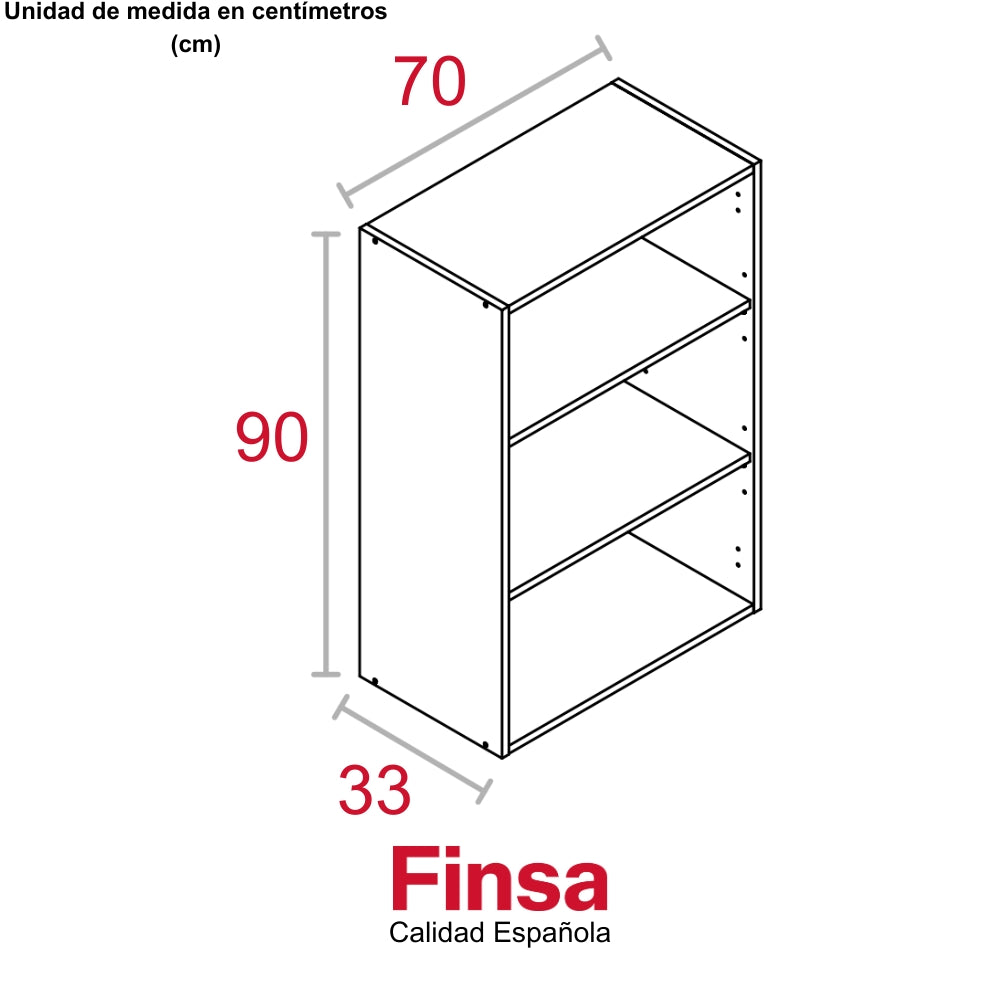 MODULO SUPERIOR PRO 900 x 700 x 330 ALUMINIO RH