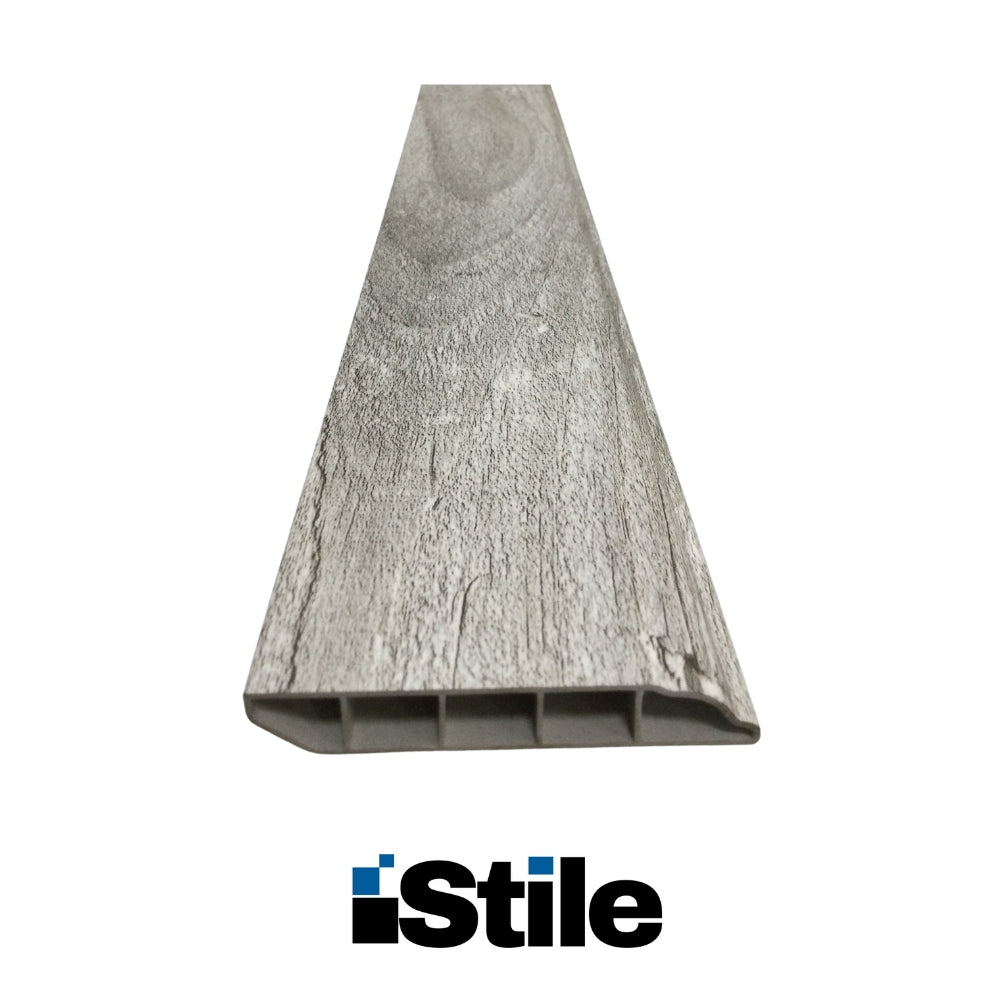 ZOCALO PARA PISO PVC-SPC GRIS PIEDRA 2400x70x12MM SPC-HYW-73051