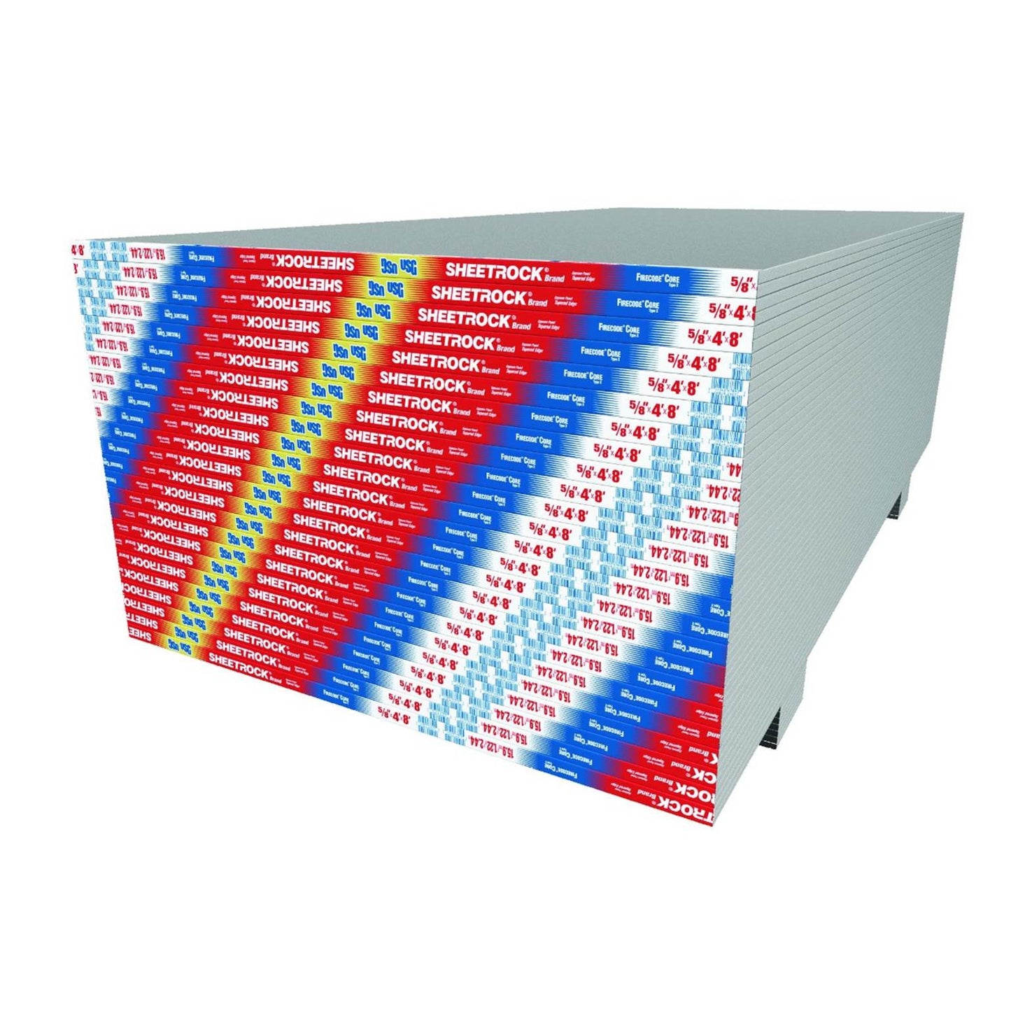 LAMINA DE GYPSUM SHEETROCK FIRECODE TIPO C 4' X 8'X 1/2 PULGADAS