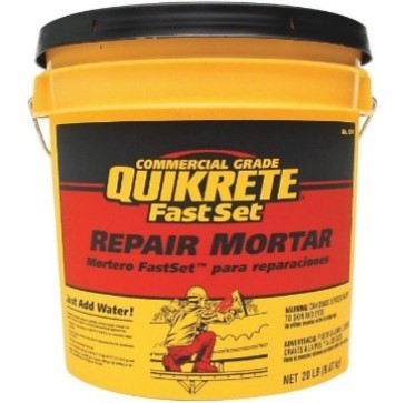 MORTERO PARA REPARACION DE SECADO RAPIDO 20 LIBRAS QUIKRETE D110P