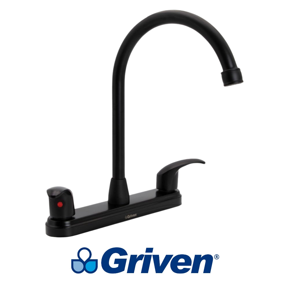LLAVE DOBLE DE FREGADOR NEGRO GRIVEN GV-BF-1B
