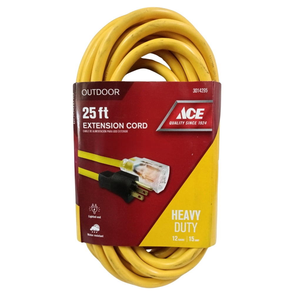EXTENSION ELECTRICA USO INDUSTRIAL 25 PIES 12/3 AWG