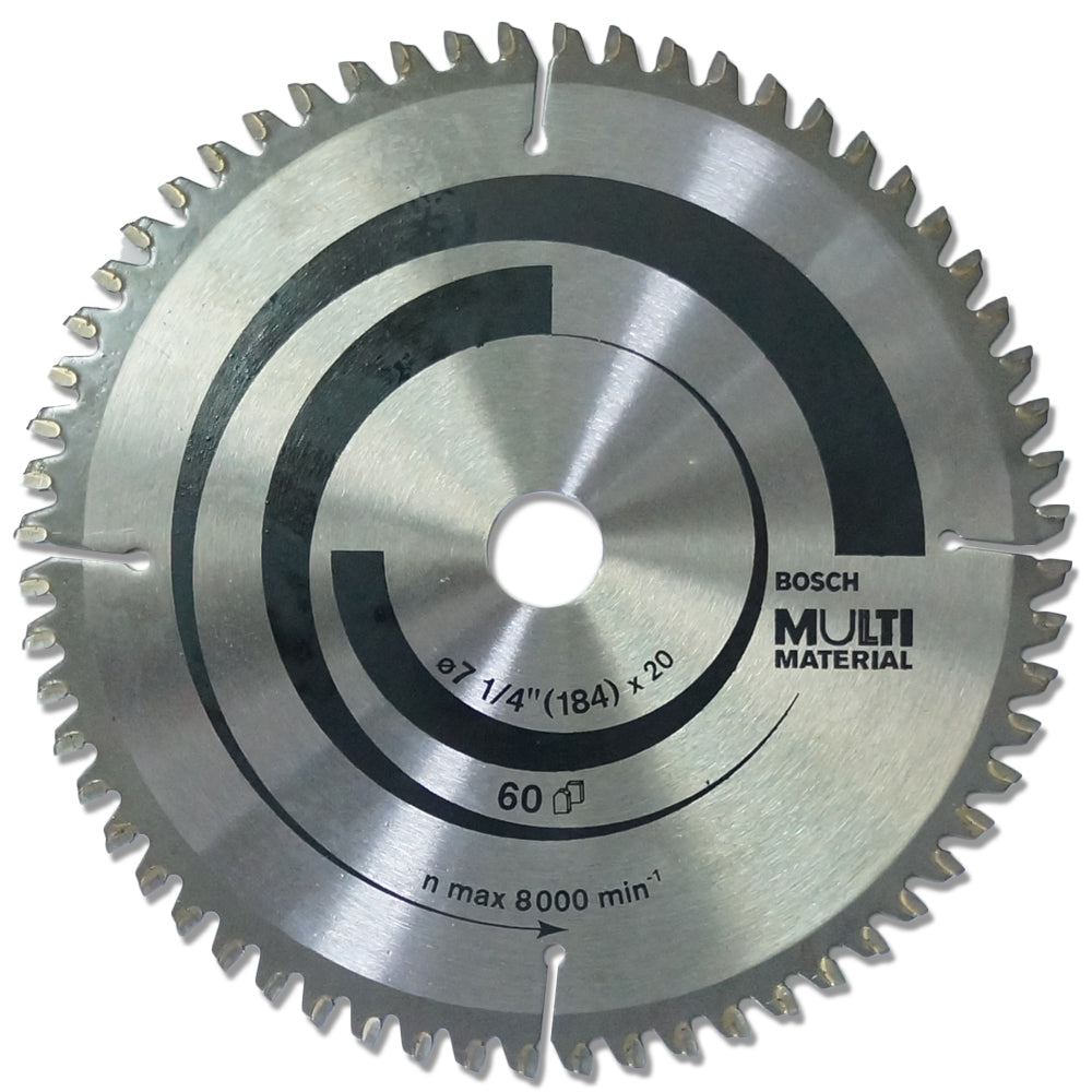 DISCO PARA SIERRA 7 1/4 PULGADAS EJE 5/8 PULGADAS BOSCH