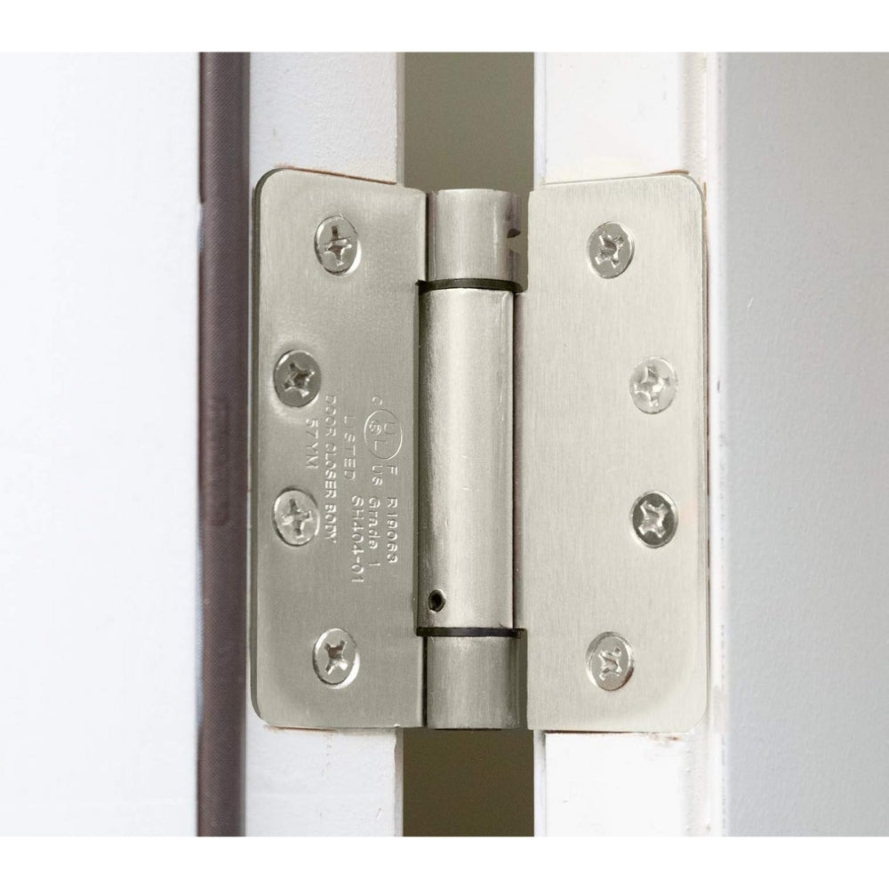 BISAGRA ACERO INOX CON RESORTE 4 Pulg X 4 Pulg 3 mm ESPESOR PAR LOCKPRO