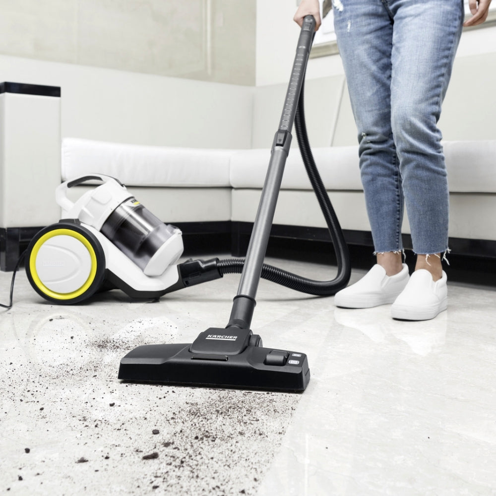 ASPIRADORA KARCHER 1.5 LITROS BLANCA VCL 3 CYCLONIC