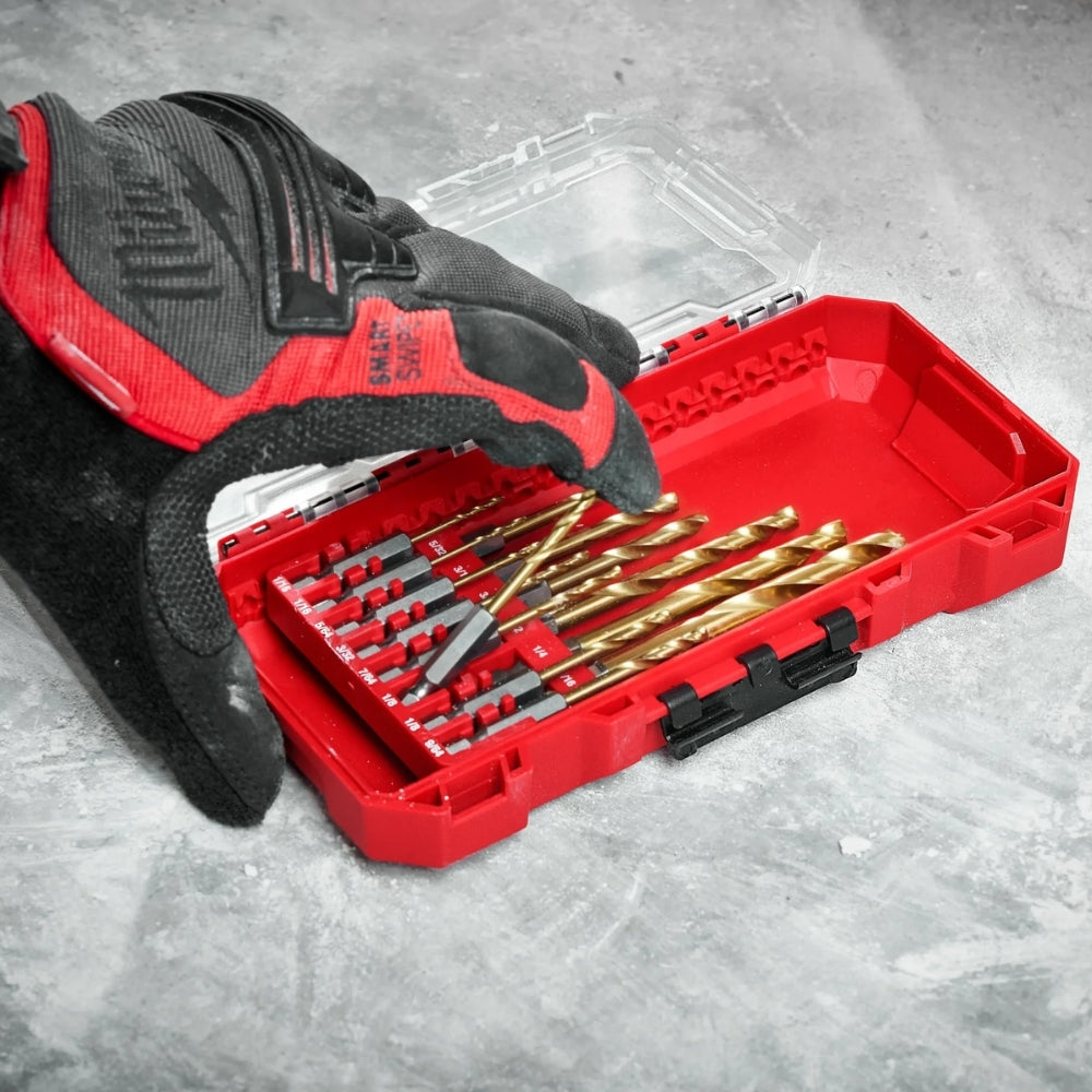 SET 15 BROCAS RED HELIX TITANIO MILWAUKEE 48-89-4670