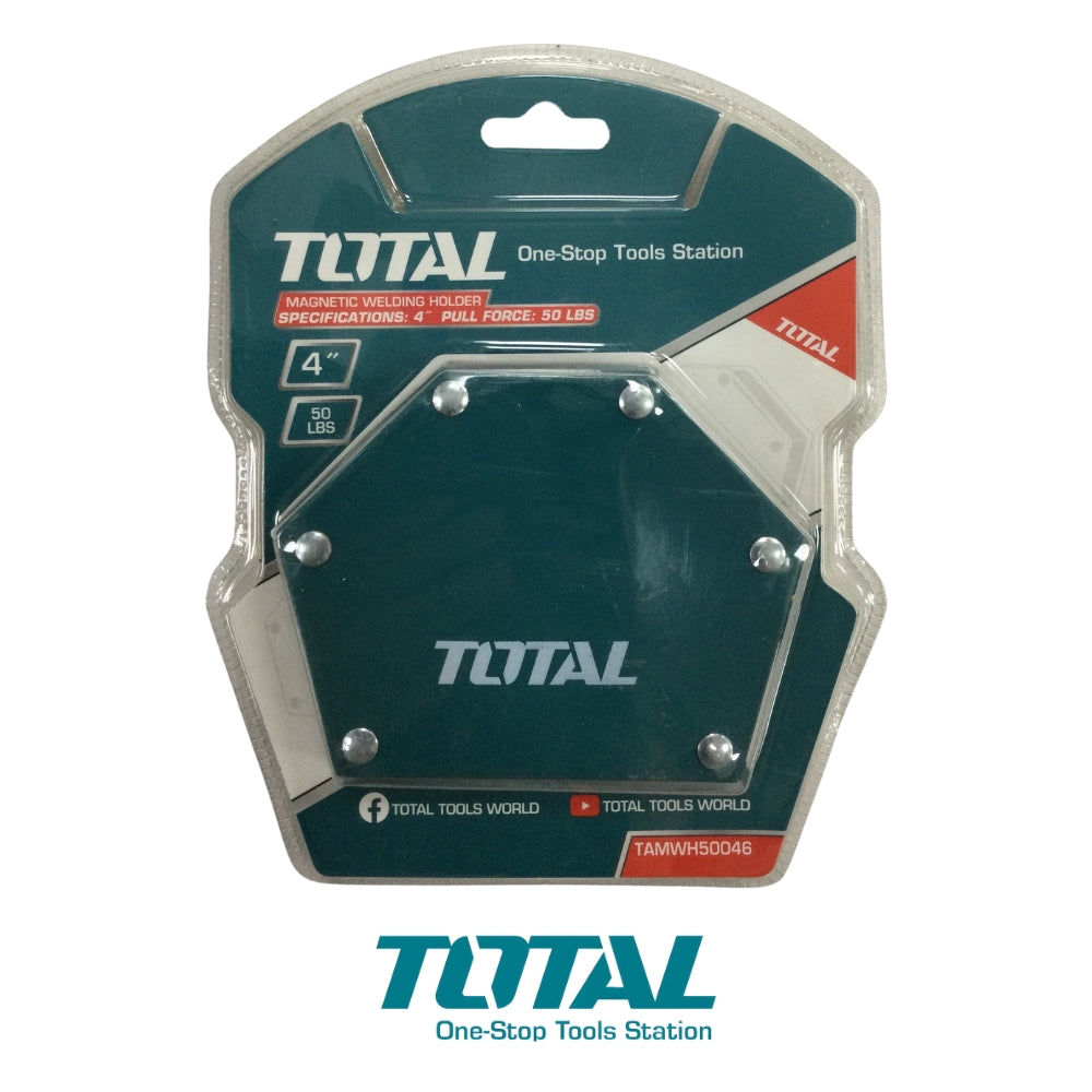 ESCUADRA MAGNÉTICA DE SOLDADURA MULTIANGULO 4 PULGADAS TOTAL TAMWH50046