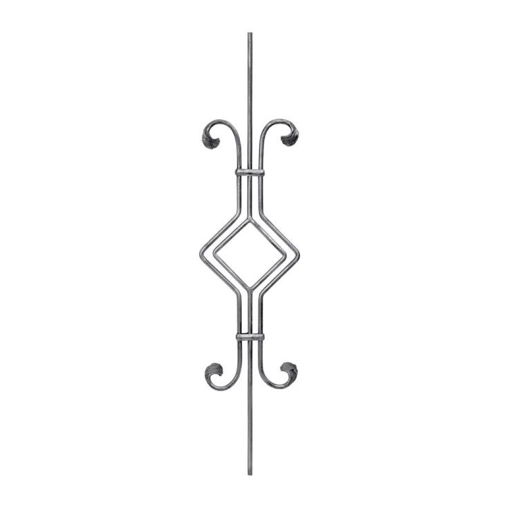 PANEL DE HIERRO FORJADO 10X205X1000mm - 1074/1