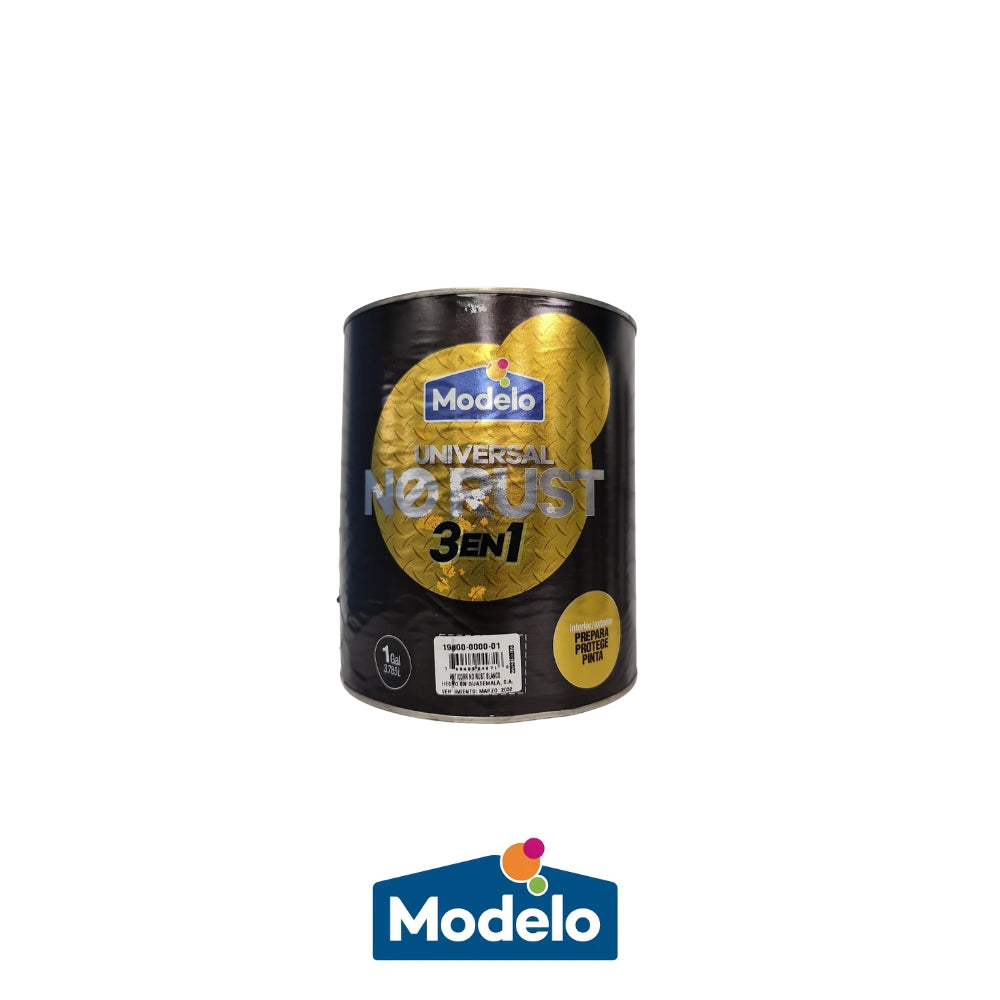 PINTURA ANTICORROSIVO NO RUST BLANCO 3 EN 1 GL MODELO 19800-0000-01