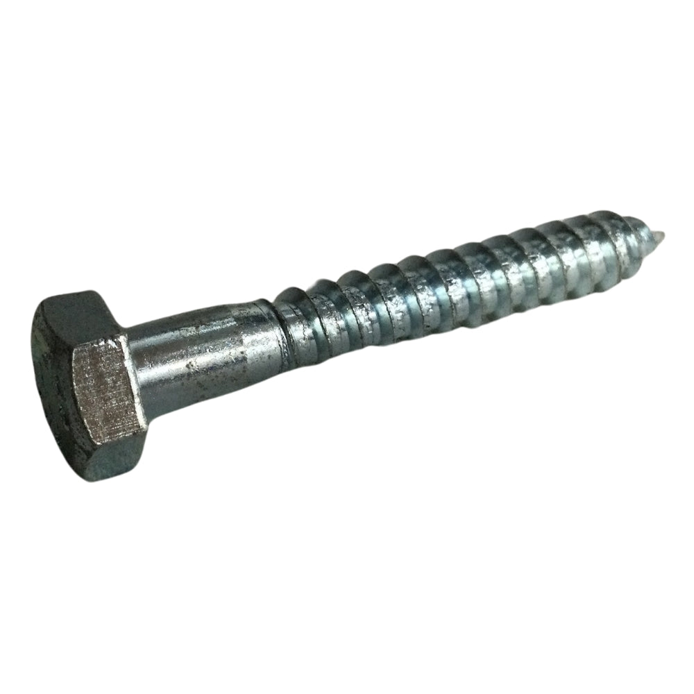 TORNILLO TIRAFONDO HEXAGONAL ZINCADO ACERO GRADO 2 5/16 PULGADAS x 2 PULGADAS