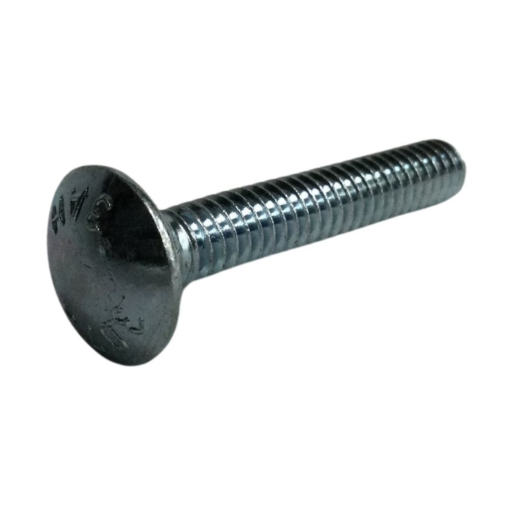PERNO DE CARRUAJE ZINCADO ACERO GRADO 2 1/4 PULGADAS-20 x 1-1/2 PULGADAS ROSCA ESTANDAR
