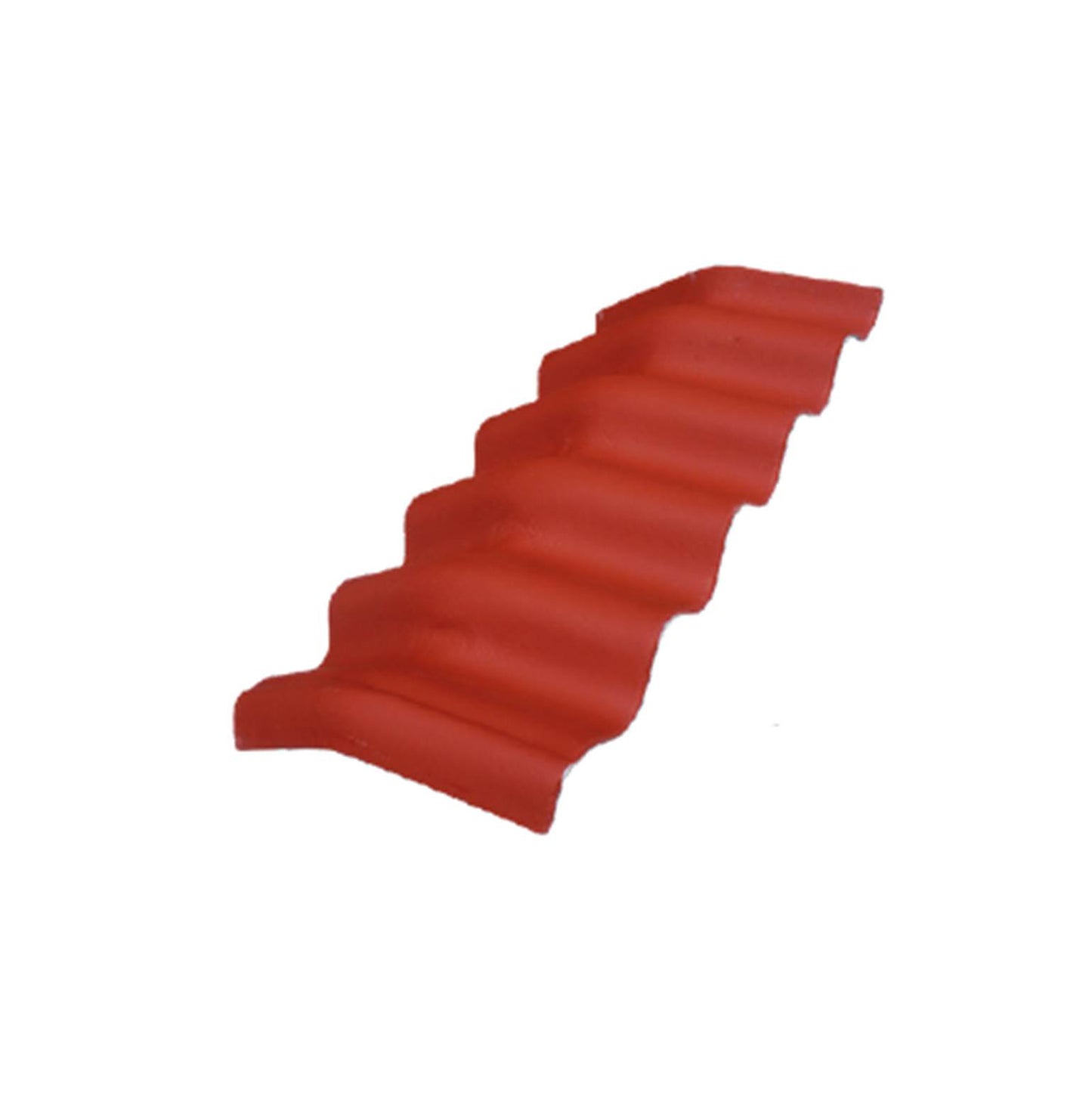 CABALLETE G ALA CORTA 15° PARA LAMINA DE FIBROCEMENTO (1.097) PVA ACABADO ROJO TERRACOTA TOPTEC