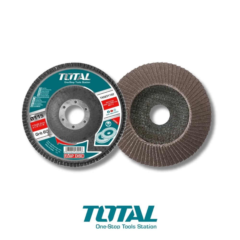 DISCO FLAP 4-1/2 PULGADAS GRANO 60 TOTAL TAC631152