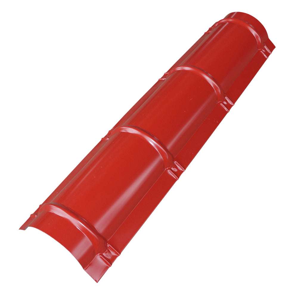 CABALLETE CLASICO PARA TEJA METALICA 4 PIES ACABADO ROJO TEJAGALA