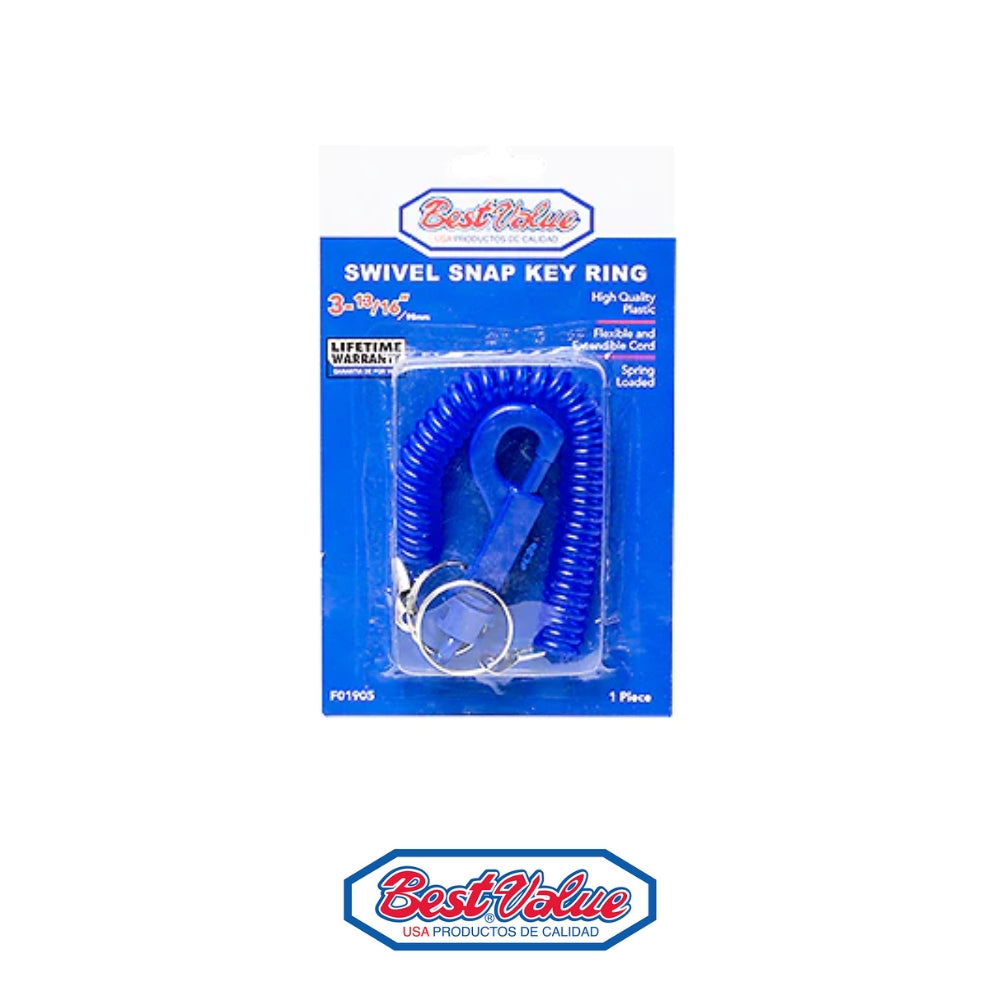 LLAVERO C/ESPIRAL PLASTICO (1PCS) BV