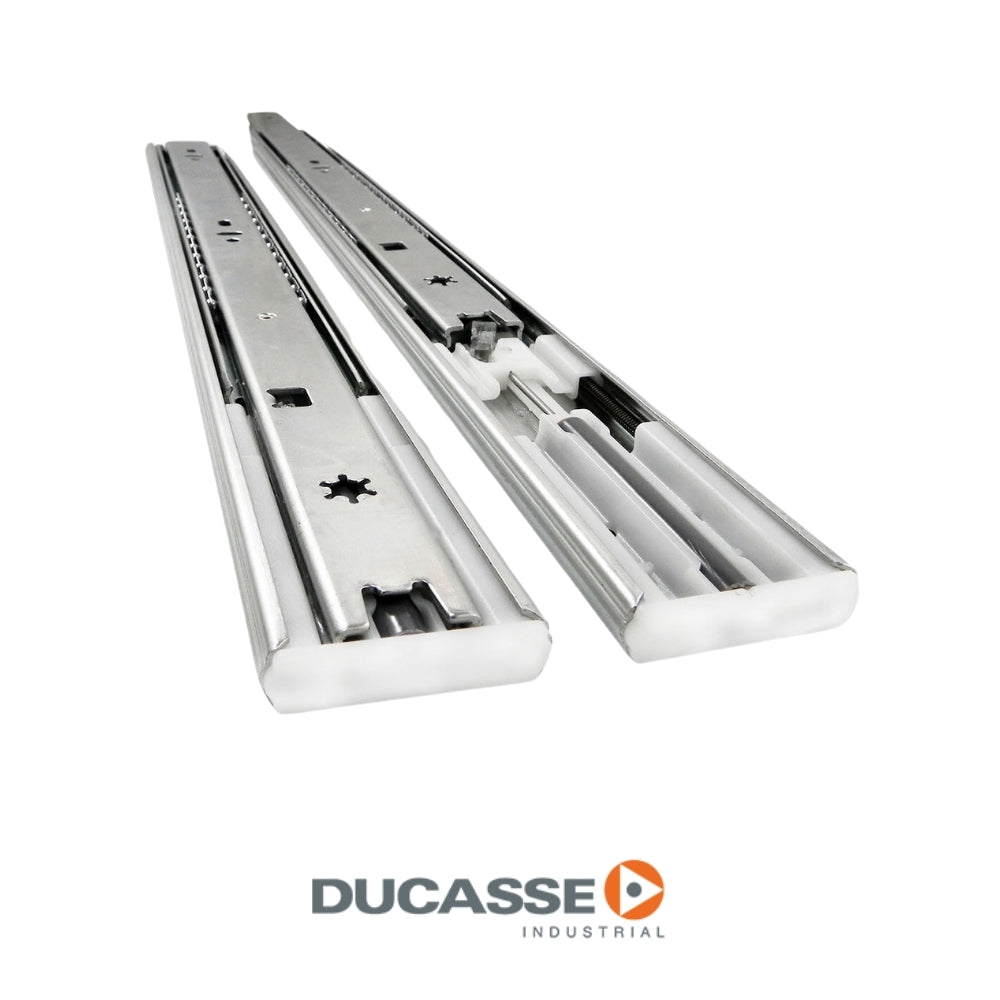 CORREDERA TELESCOPICA CIERRE SUAVE 450MM (ZN) DUCASSE