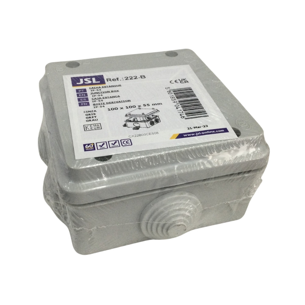 CAJA ESTANCA CONOS 100x100x55 mm IP54 PG21