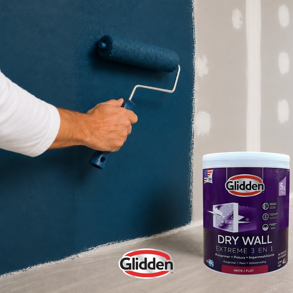 PINTURA GLIDDEN DRY WALL EXT 3 EN 1 UAC MATE GL 19A0476720