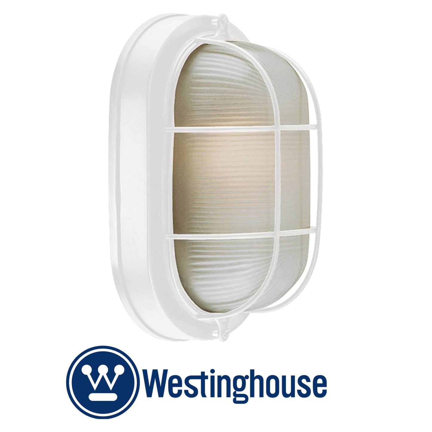 LAMPARA DE PARED OVAL EXTERIOR 60W E27 BLANCA