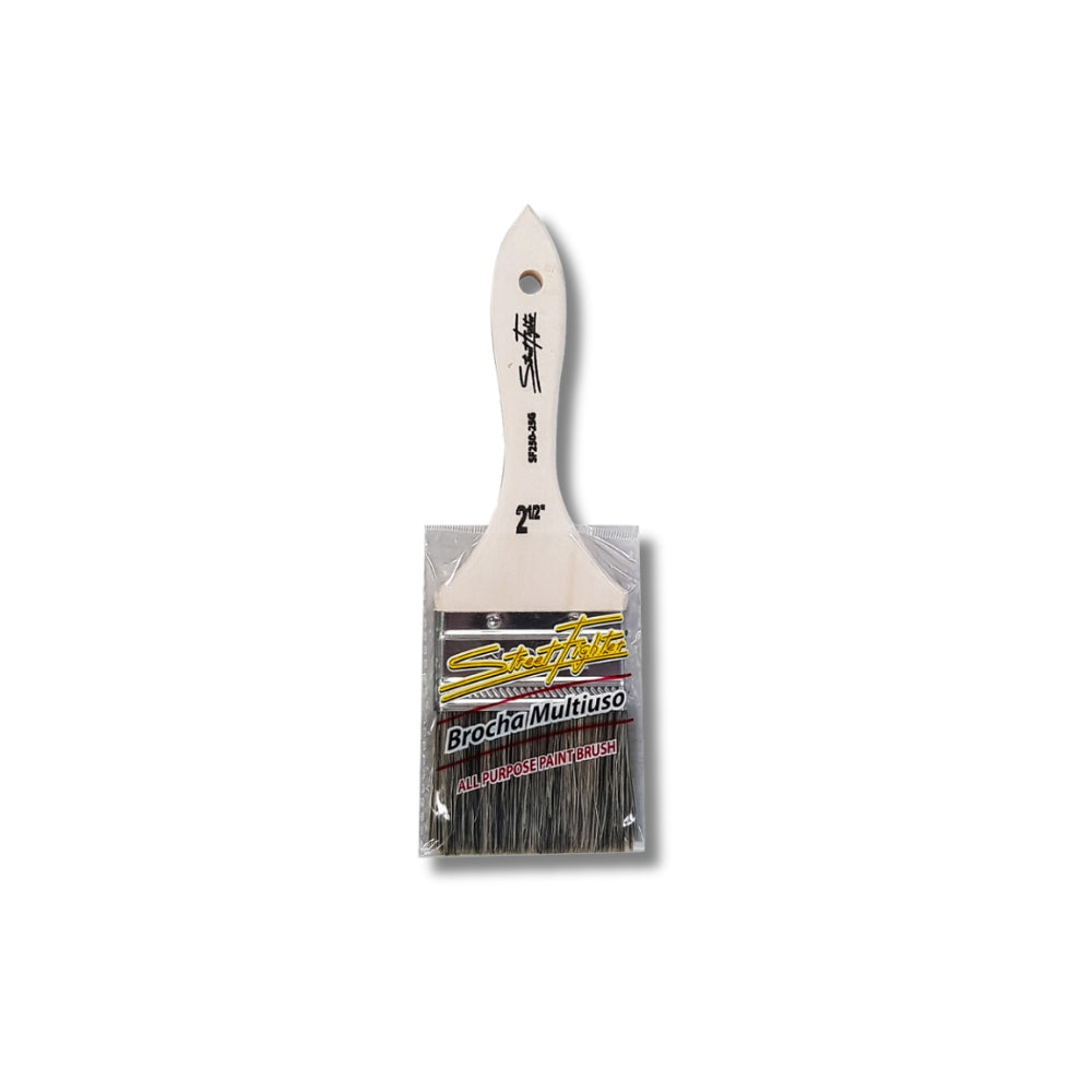 BROCHA NOVA STREET FIGHTER SF2 CERDA GRIS 2 1/2 PULGADAS SF250-25G