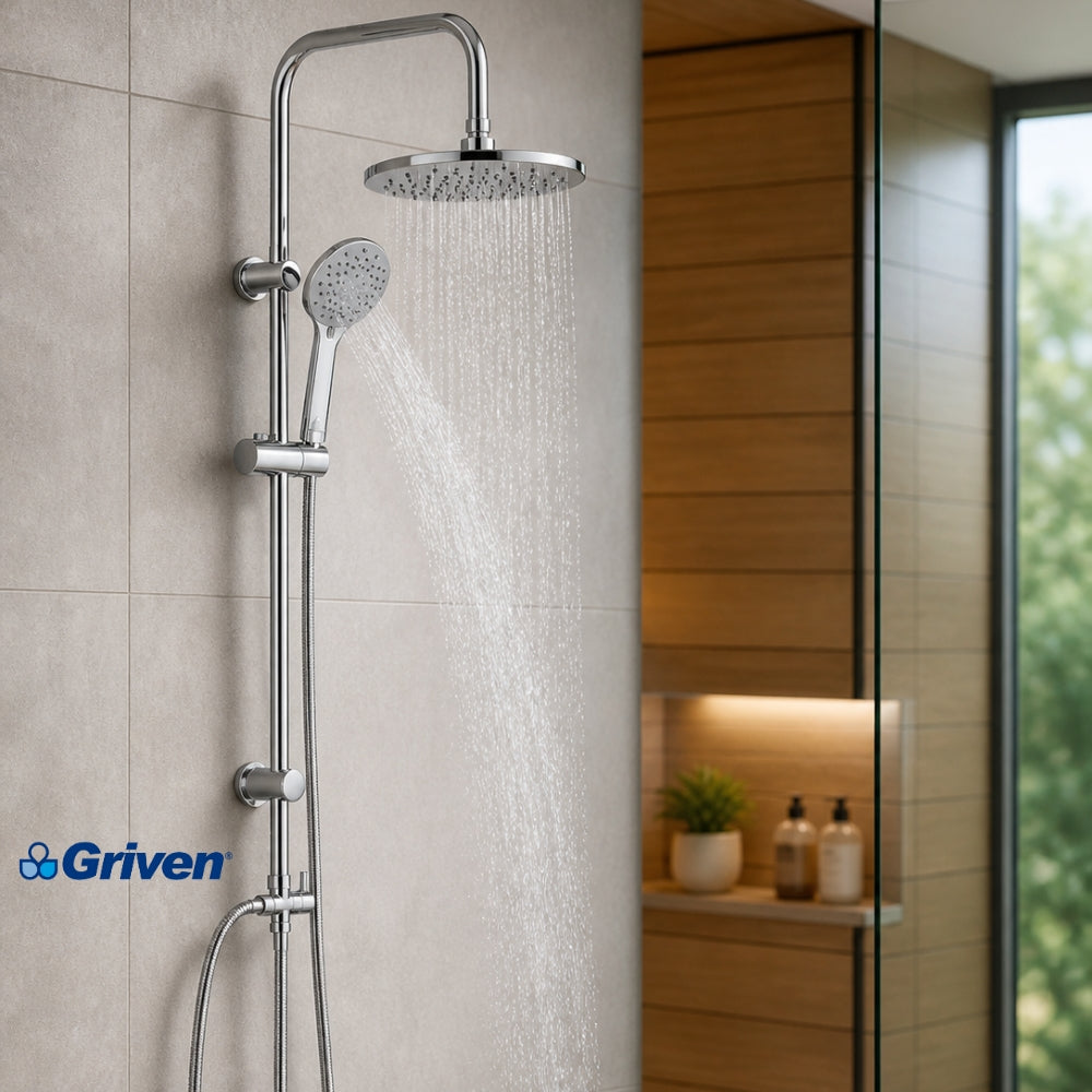 SET DE DUCHA CROMO GRIVEN A367-SH-3T
