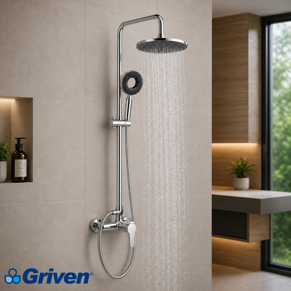 SET DE DUCHA CROMO GRIVEN GV-SH-C1