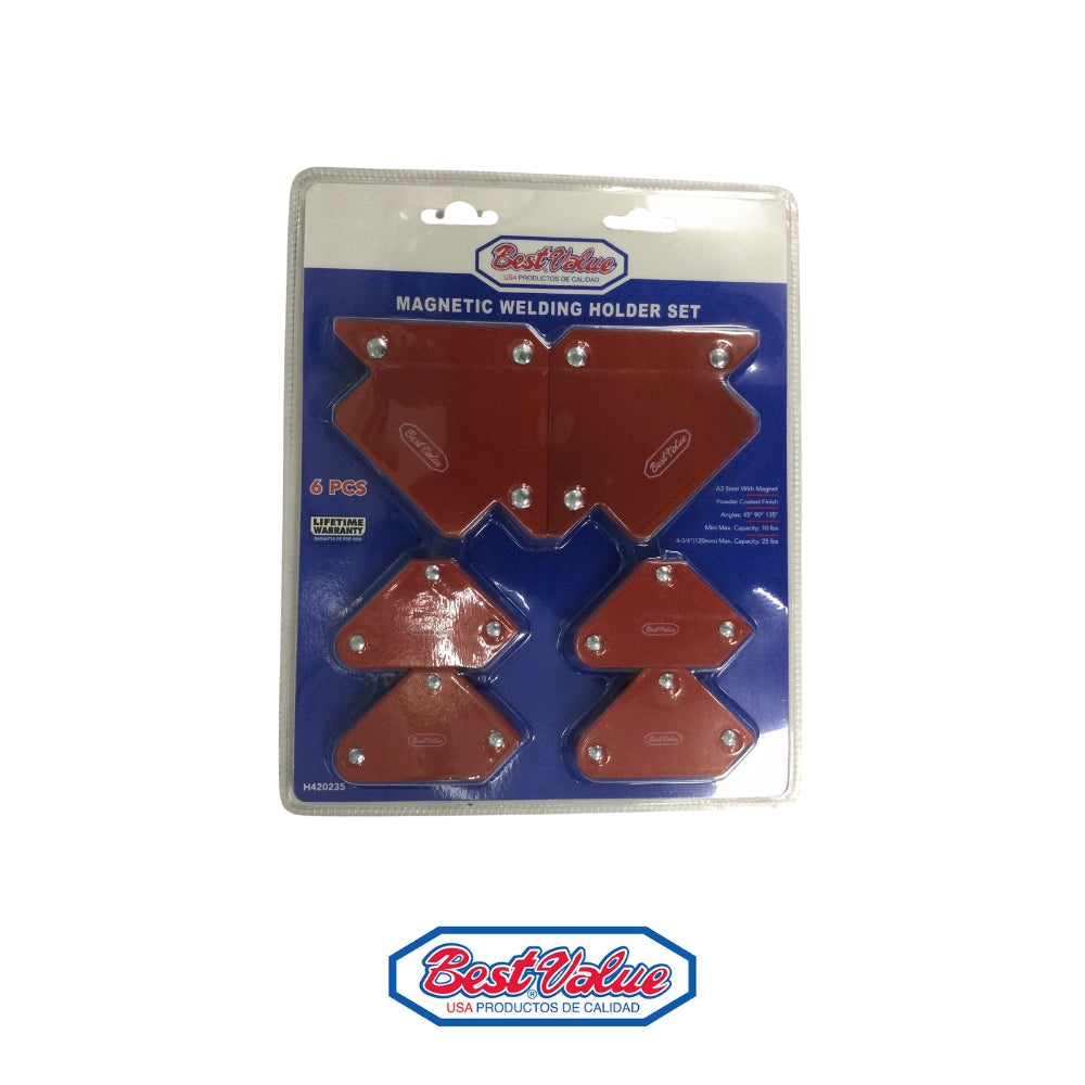 SOPORTE DE SOLDADURA MAGNETICO 6PCS