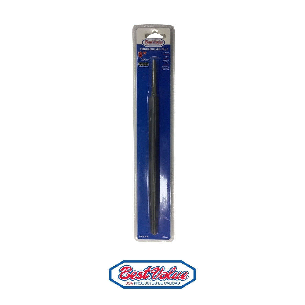 LIMA TRIANGULAR 8 PULGADAS BESTVALUE P/MACHETE
