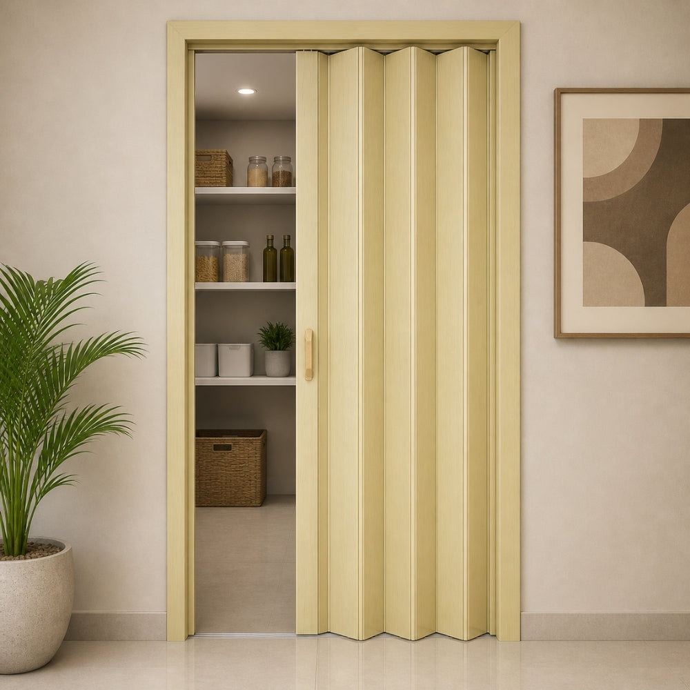 PUERTAS PLEGABLES PVC 2030X1060X6MM BEIGE (F6101B3)