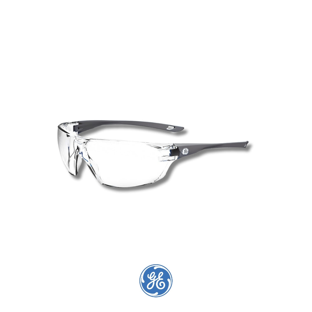 LENTE DE SEGURIDAD ANTI-RAYADURA SERIE 03 GE203C DE COLOR GRIS ANSI Z87.1
