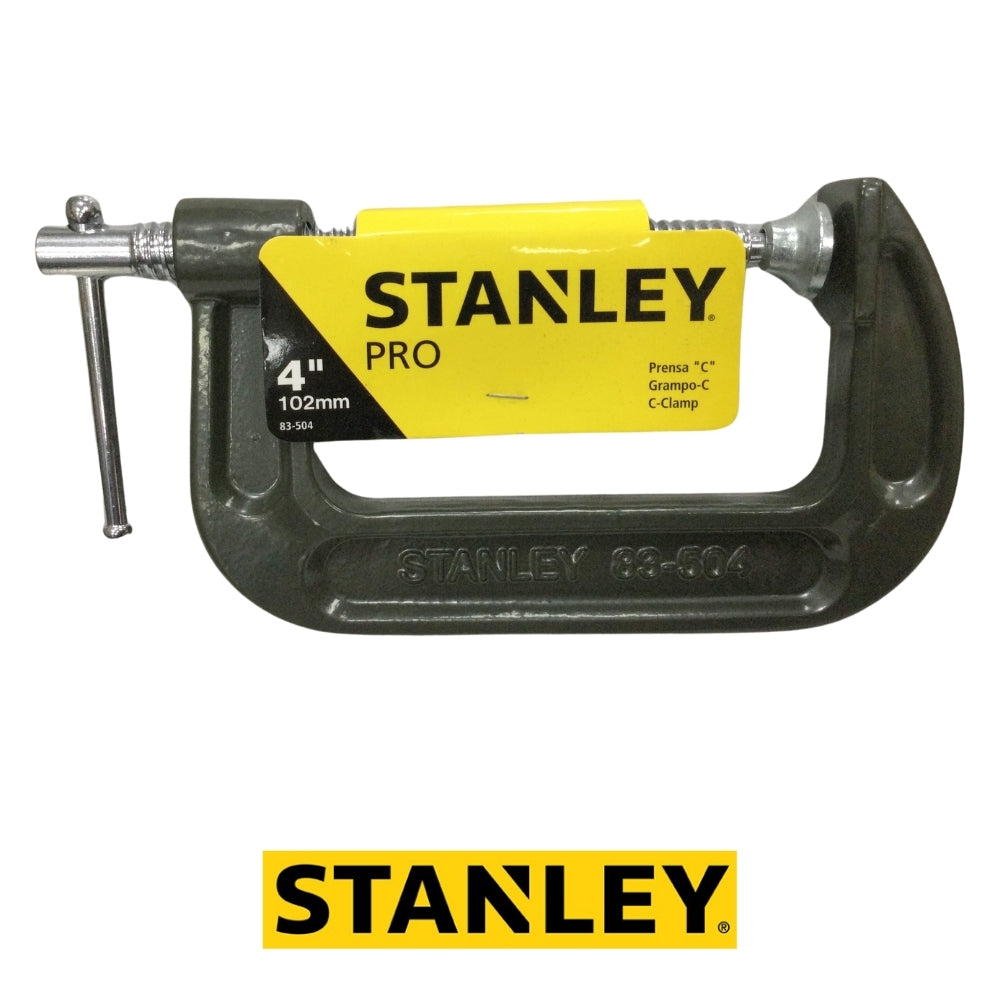 PRENSA TIPO C 4 PULGADAS-100MM STANLEY (951B-83-504)