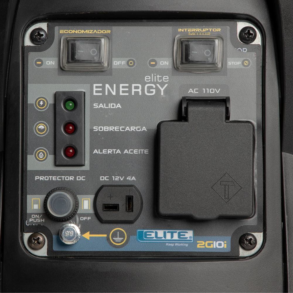 GENERADOR INVERSOR PORTATIL ULTRA SILENCIOSO A GASOLINA ELITE 800W 120V