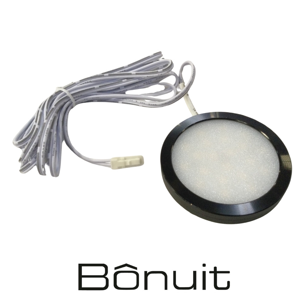 BALA LED SOBREPONER ALUMINIO 12V NEGRO