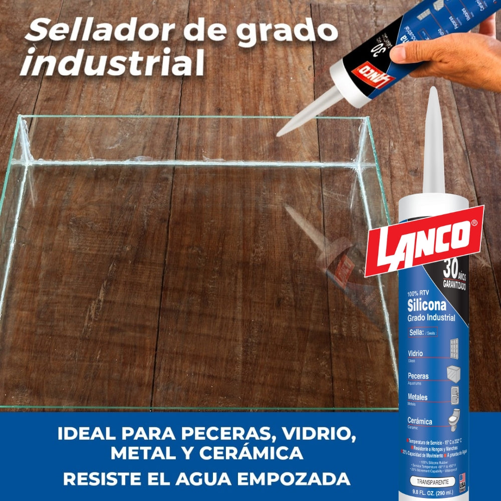 SILICON INDUSTRIAL TRANSPARENTE 10 OZ SS896-18