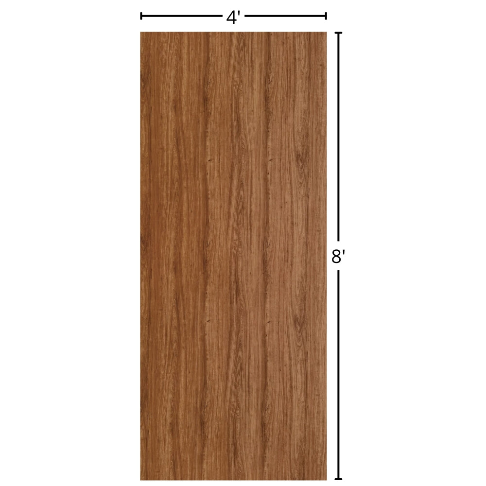 PANEL BAMBOO CHARCOAL WOOD VENEER - CEREZO 1.22 X 2.44 M X 8 MM