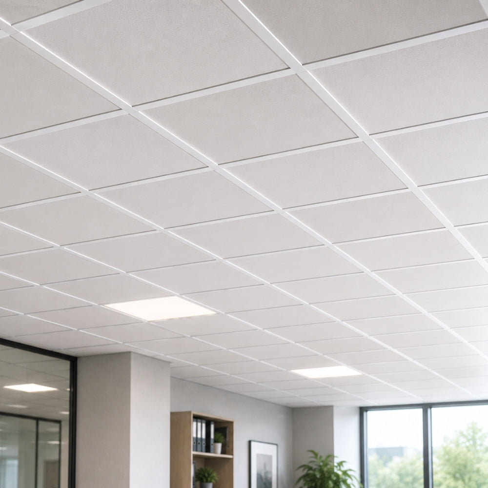 EMPARRILLADO RF TEE 2 PIES ESMALTADO BLANCO PARA CIELO RASO SKYLINE