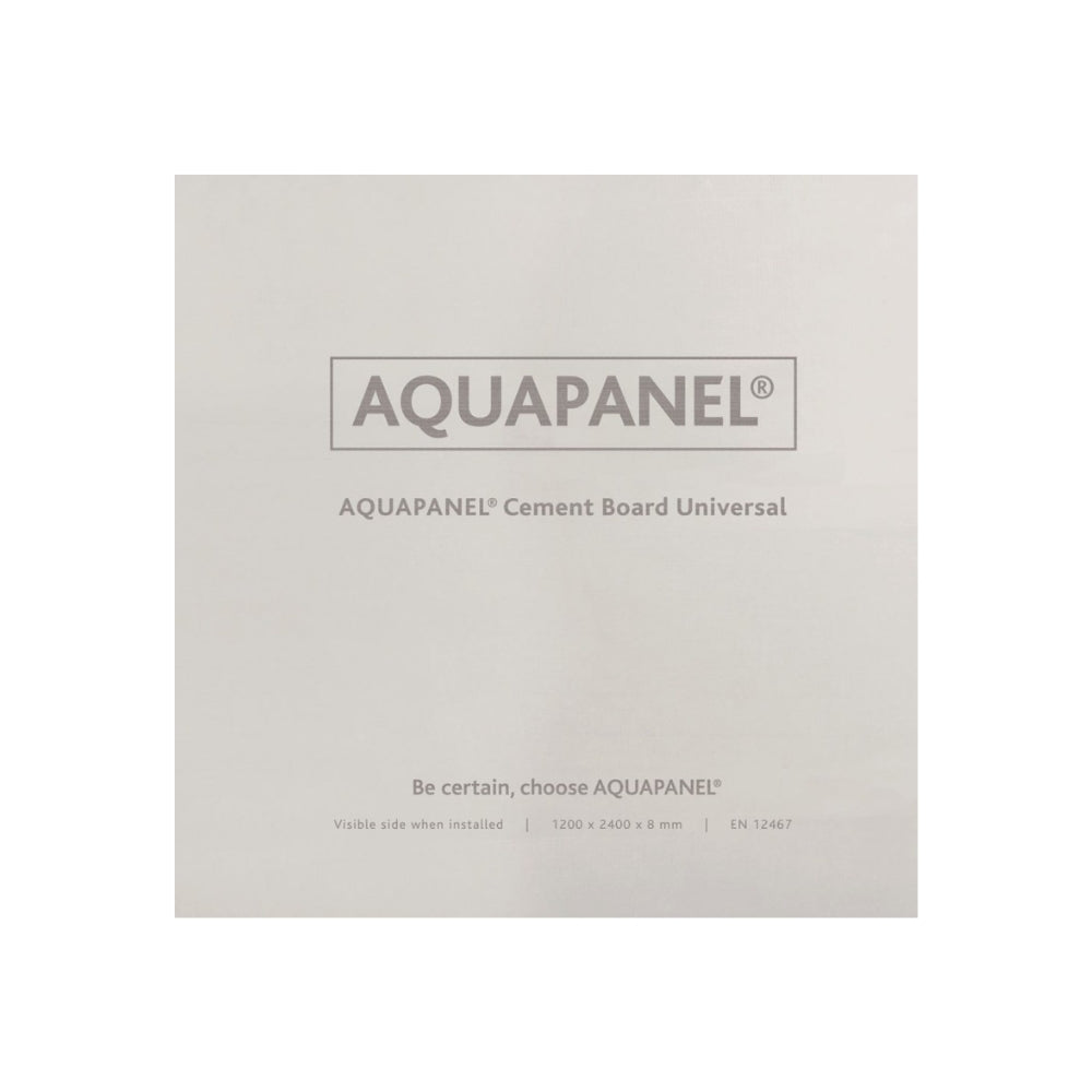 AQUAPANEL CEMENT BOARD UNIVERSAL 1200 X 2440 X 8MM
