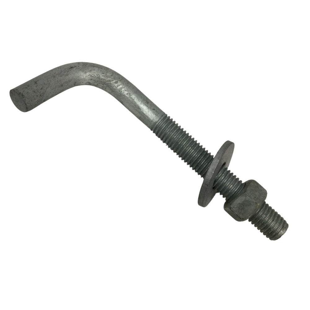 PERNO DE ANCLAJE EN L GALVANIZADO EN CALIENTE 5/8 PULGADAS-11 x 6 PULGADAS ROSCA ESTANDAR