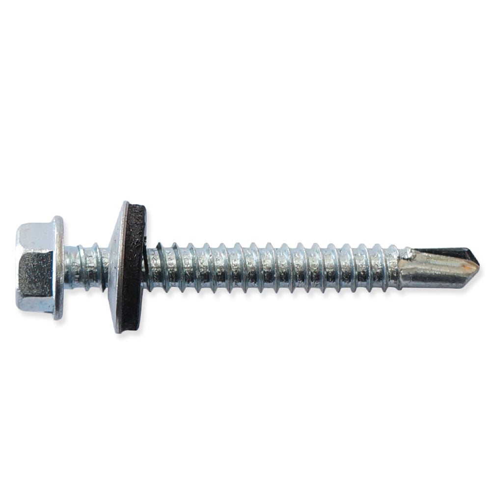 TORNILLO AUTO PERFORANTE GALVANIZADO #14 X 2 PULGADAS PARA TECHO