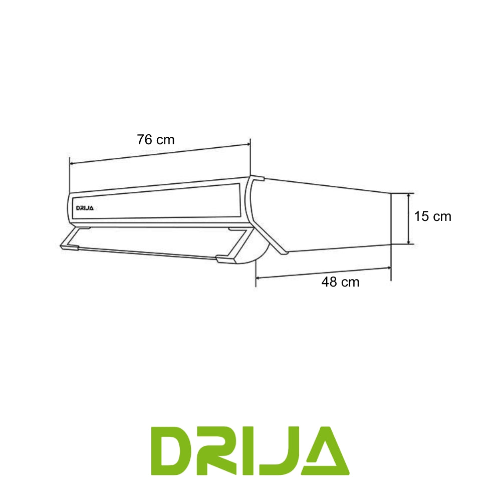 EXTRACTOR DE GRASA CAMPANA 76.2 CM ACERO (COMPATTO 76 ACERO)