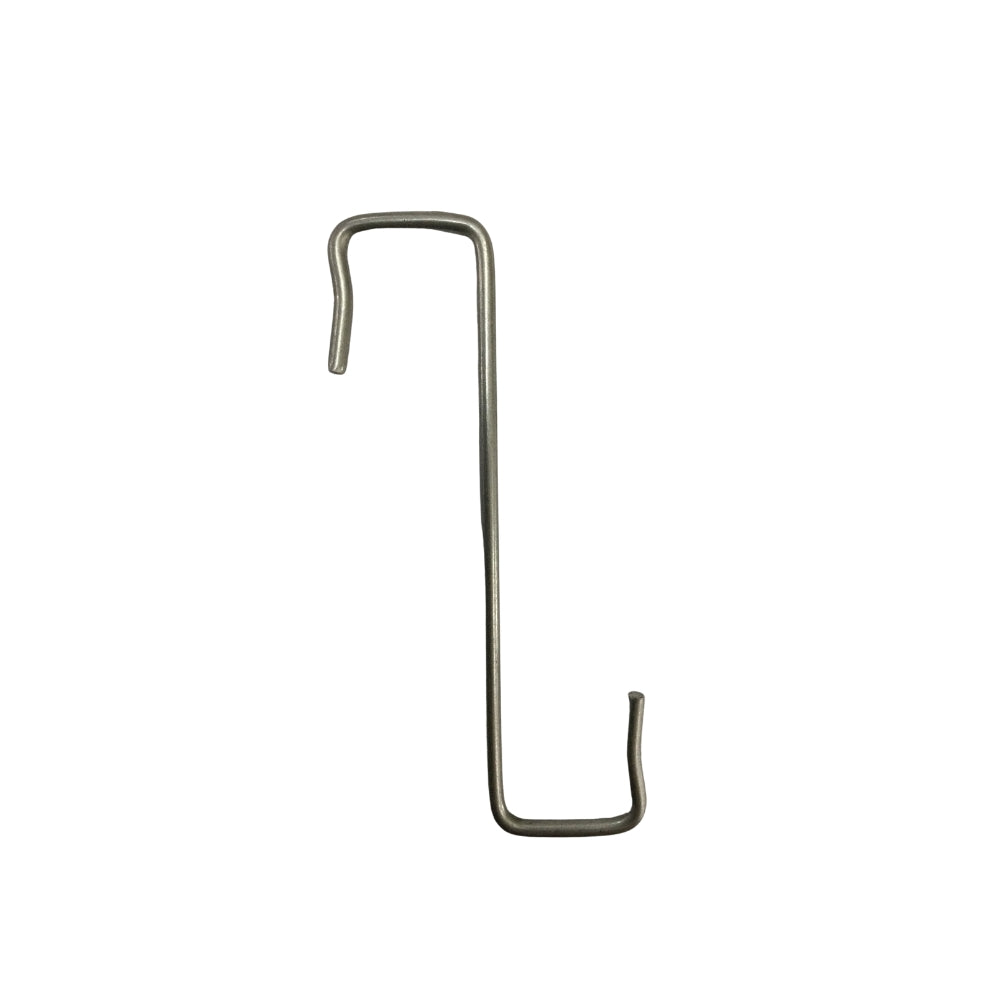 GANCHOS PARA TEJAS DE ARCILLA INOXIDABLES AISI 304 -L.E- 72X15X2.4MM