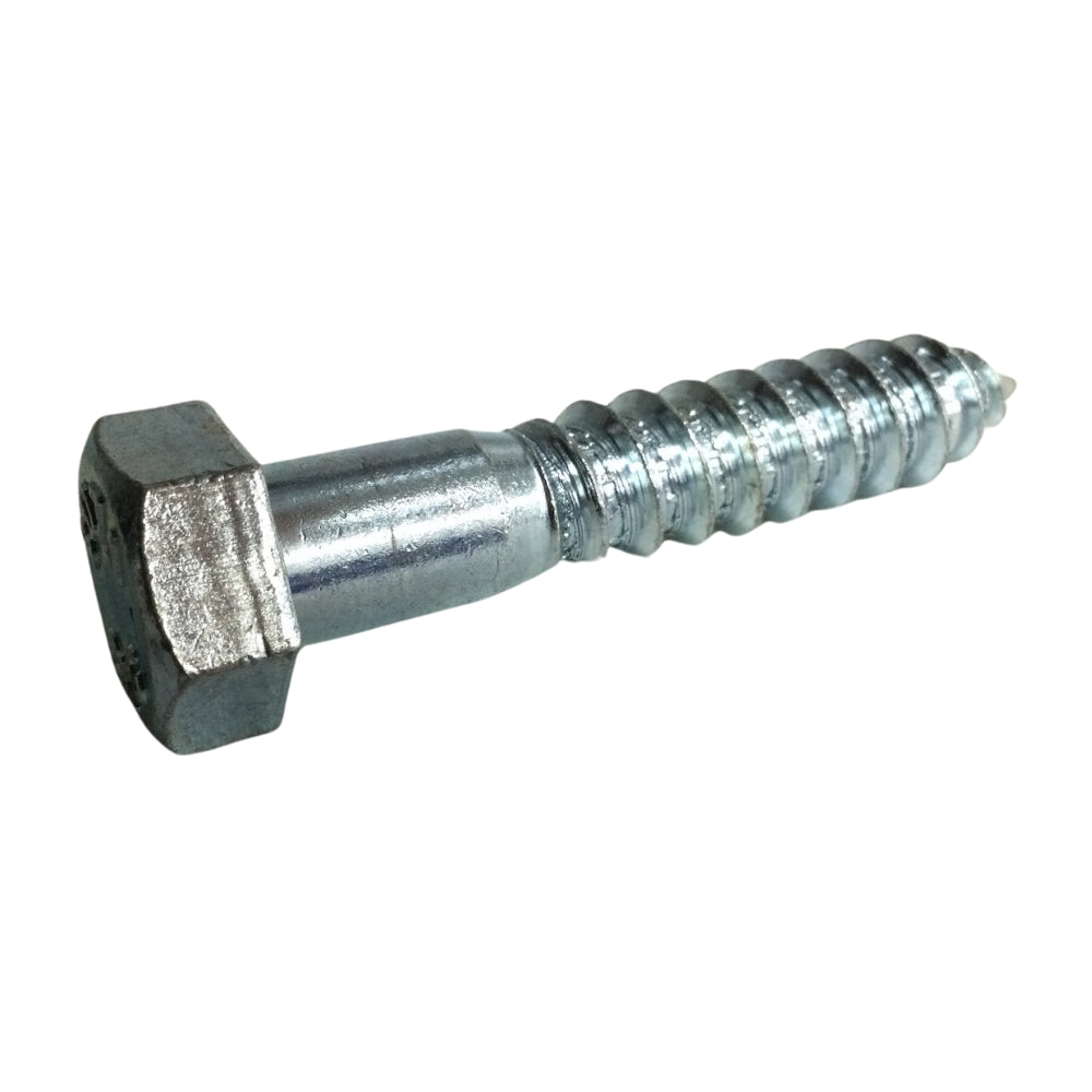TORNILLO TIRAFONDO HEXAGONAL ZINCADO ACERO GRADO 2 1/2 PULGADAS x 2-1/2 PULGADAS