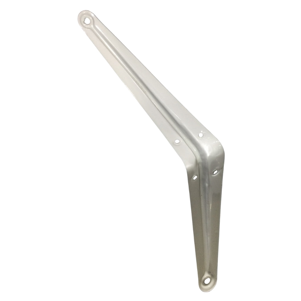 BRAZO TIPO ESCUADRA BLANCA PARA TABLILLA DE MUEBLE 5 PULGADAS X 6 PULGADAS 0.8mm FIERO