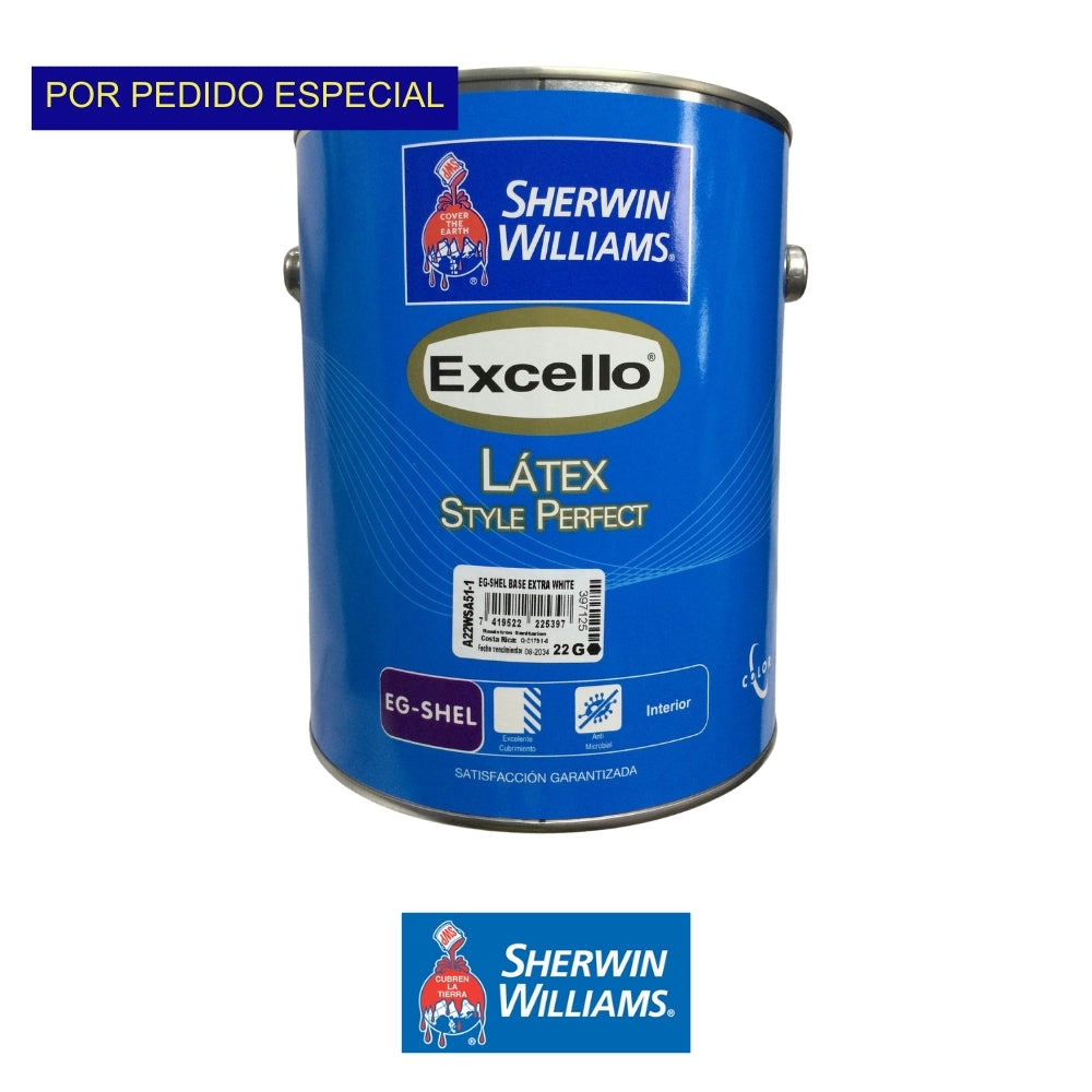 EXCELLO STYLE PERFECT LATEX EGSHEL BASE EXTRA WHITE GL A22WSA51-1