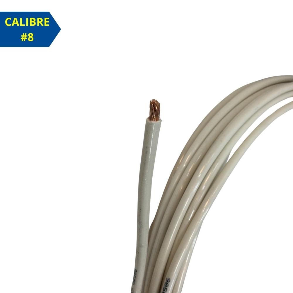 CABLE THHN #8AWG BLANCO