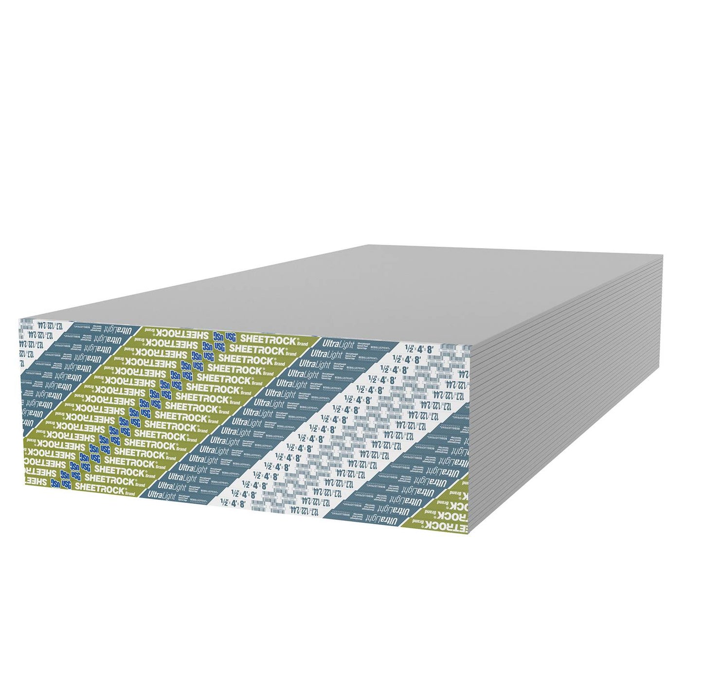 LAMINA DE GYPSUM ULTRALIGHT 4X8X1/2