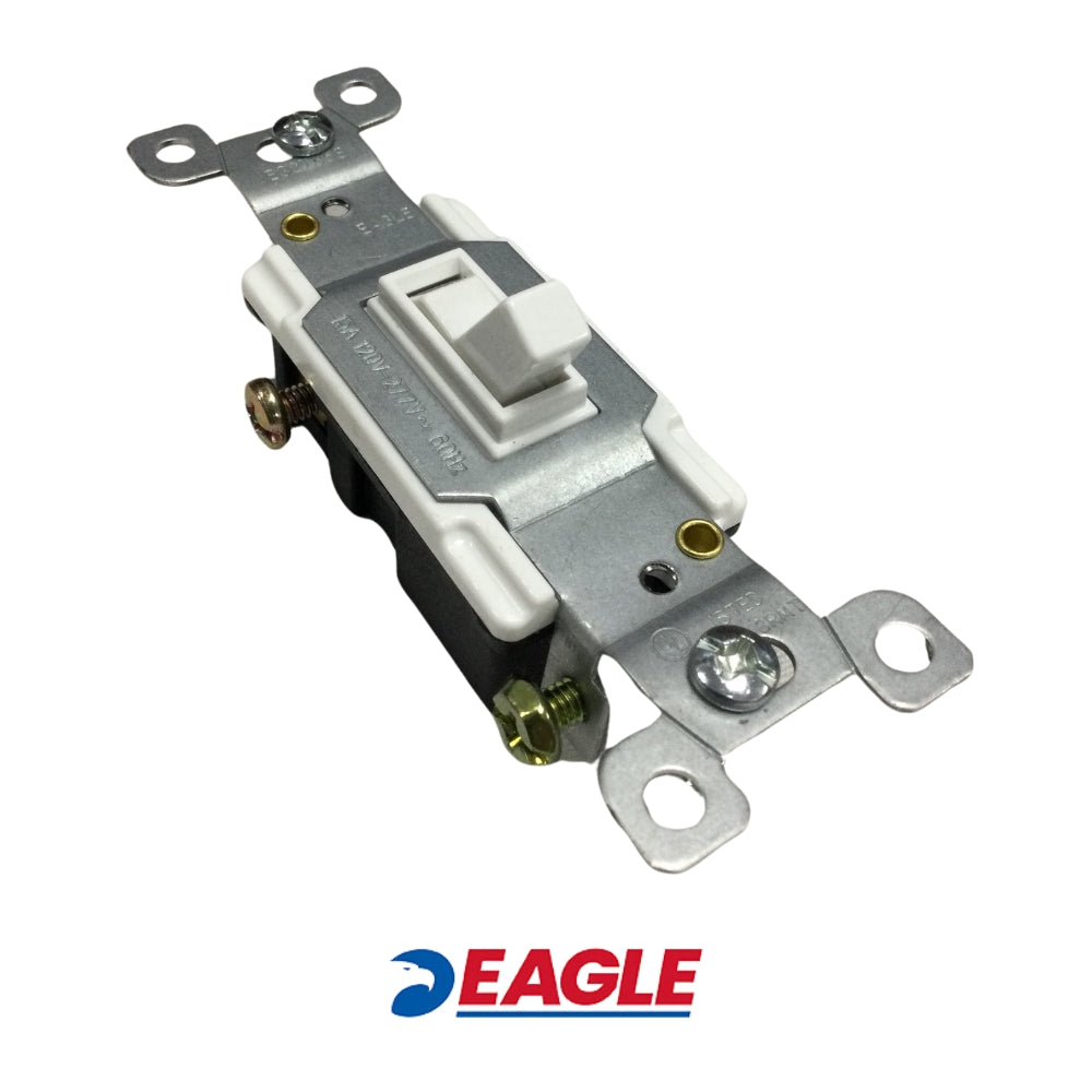 INTERRUPTOR 3VIAS 15/A/120V BLANCO