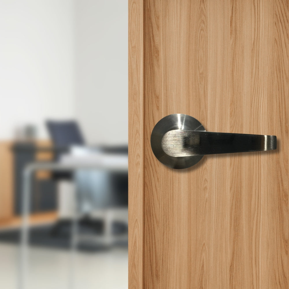 CERRADURA DE MANIJA DE PASO SATIN NIQUEL 2015 LOCKPRO